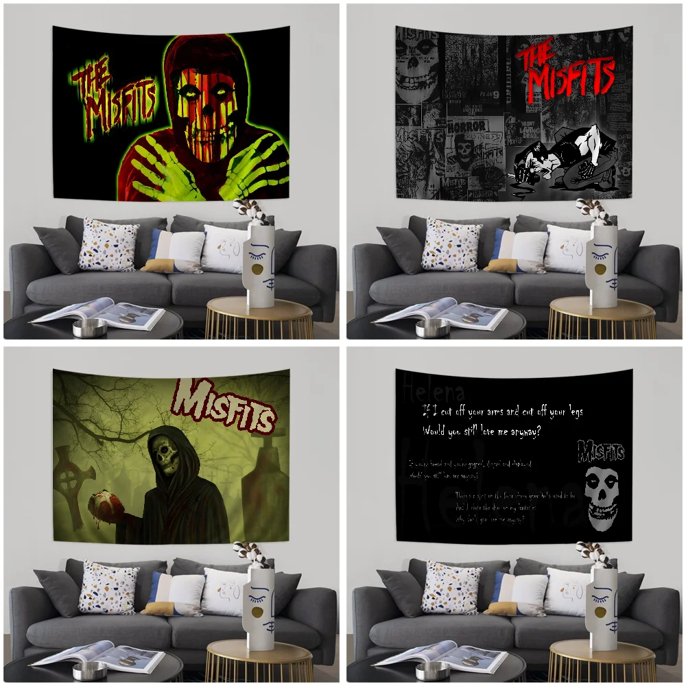 Die My Darling Misfits DIY Wall Tapestry Hanging Tarot Hippie Rugs Dorm INS Home Decor