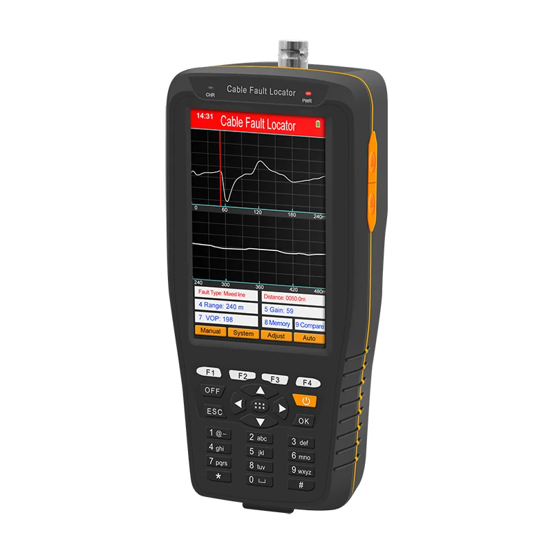 Handheld cable fault tester Power communication cable disconnection and mixed line detector Intelligent distance meter
Handheld cable fault tester Power communication cable disconnection and mixed line detector Intelligent distance meter