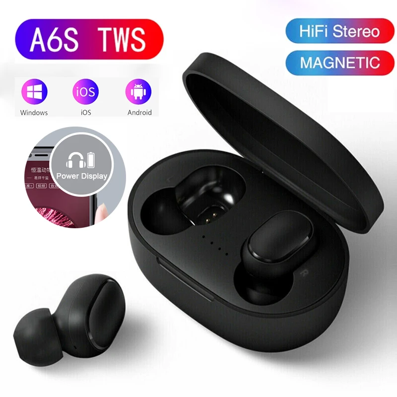 RYWER TWS A6S Wireless Earphone Bluetooth-compatible Sport Earbud Headset With Mic Wireless Headphone Mini Stereo in-Ear Earbuds
RYWER TWS A6S Wireless Earphone Bluetooth-compatible Sport Earbud Headset With Mic Wireless Headphone Mini Stereo in-Ear Earbuds