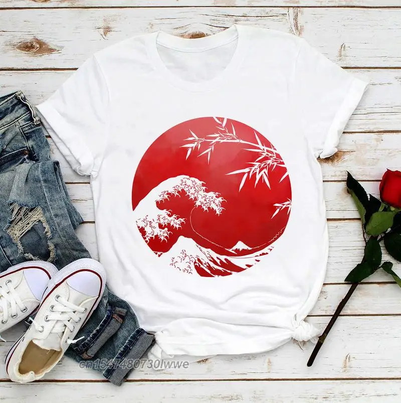 Great Wave Off Kanagawa In Red Sun Vintage T Shirt Men/Women 100% Cotton Holiday Casual Femme Artistic Girl Tshirt Streetwear
Great Wave Off Kanagawa In Red Sun Vintage T Shirt Men/Women 100% Cotton Holiday Casual Femme Artistic Girl Tshirt Streetwear