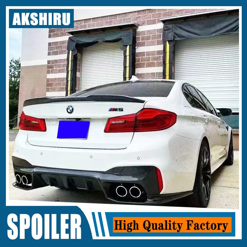 Для BMW 5 серии G30 спойлер 2018 2019 2020 года заднее крыло в профессиональном стиле аксессуары из настоящего углеродного волокна
Для BMW 5 серии G30 спойлер 2018 2019 2020 года заднее крыло в профессиональном стиле аксессуары из настоящего углеродного волокна