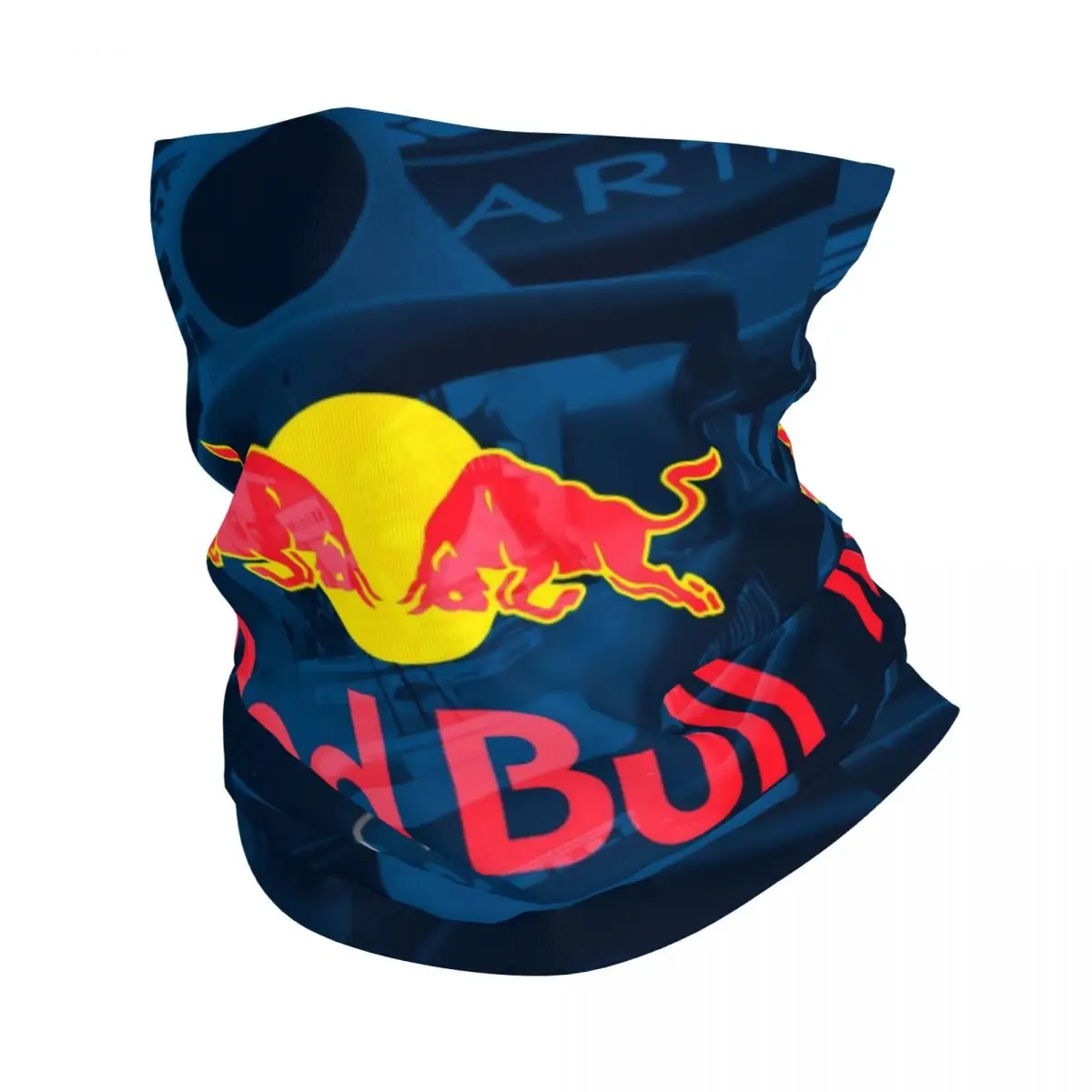 

Red Double Bull Bandana Neck Cover Printed Balaclavas Mask Scarf Warm Headwear Hiking Unisex Adult Washable