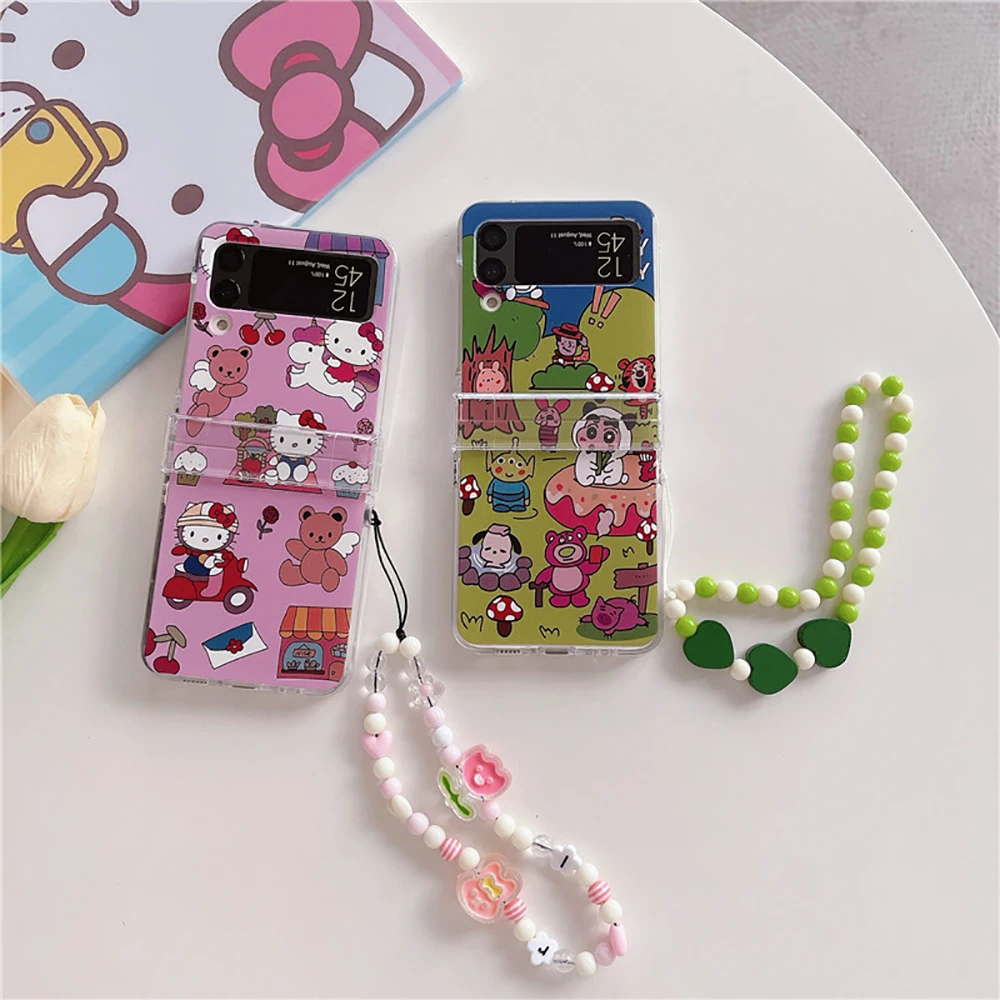 Sanrio Hello Kitty Toy Story With Bracelet Phone Case for Samsung Galaxy Cover ZFlip3 ZFlip4 5G Y2k Girl Back Cover Anti-drop
Sanrio Hello Kitty Toy Story With Bracelet Phone Case for Samsung Galaxy Cover ZFlip3 ZFlip4 5G Y2k Girl Back Cover Anti-drop