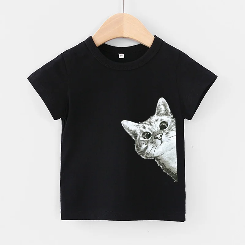 Aimi Lakana Kid Short Sleeve Shirts Cute Cat T-Shirts Baby Boys Summer Clothes Girls Toddler Kitten Tops
Aimi Lakana Kid Short Sleeve Shirts Cute Cat T-Shirts Baby Boys Summer Clothes Girls Toddler Kitten Tops