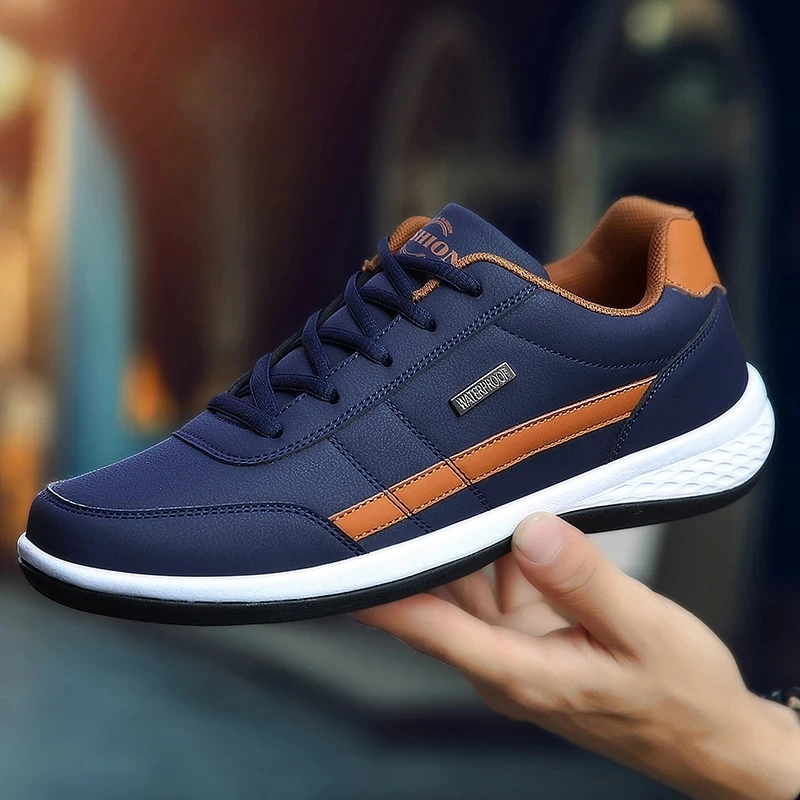 Leather Men Shoes Trend Casual Sneakers Italian Breathable Leisure Men's Shoes Non-slip Footwear Men Vulcanized Shoes Plus Size
Leather Men Shoes Trend Casual Sneakers Italian Breathable Leisure Men's Shoes Non-slip Footwear Men Vulcanized Shoes Plus Size