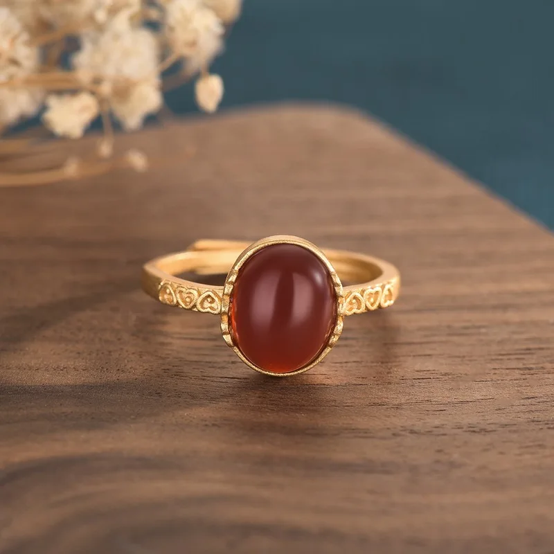 Rings for Women Creative Design Court-style Brass Gold-plated Natural Onyx Creative Versatility Women's Open
Rings for Women Creative Design Court-style Brass Gold-plated Natural Onyx Creative Versatility Women's Open