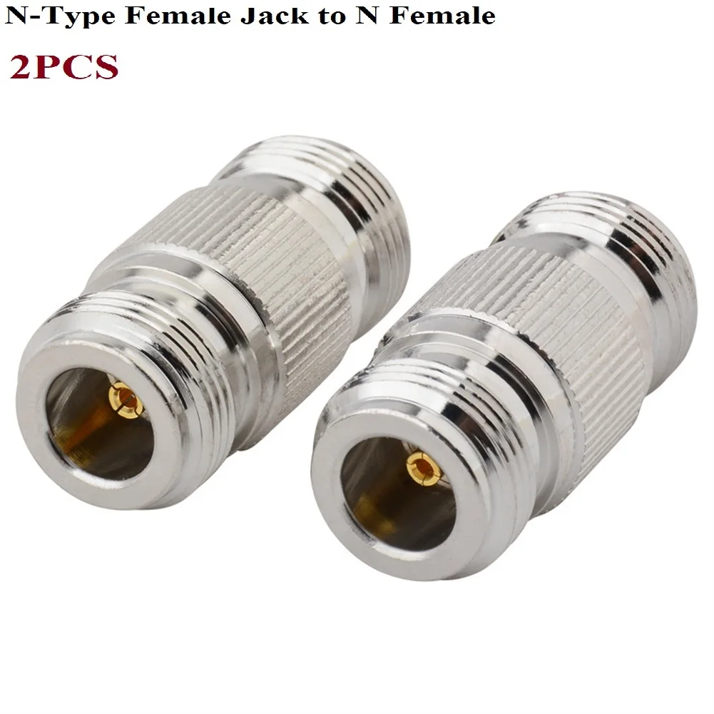 2PCS N-Type Female Jack To N-Type RF Coaxial Coaxial Adapter Connector For Joining Jumpers Cables From CB HAM Radio Setups
2PCS N-Type Female Jack To N-Type RF Coaxial Coaxial Adapter Connector For Joining Jumpers Cables From CB HAM Radio Setups