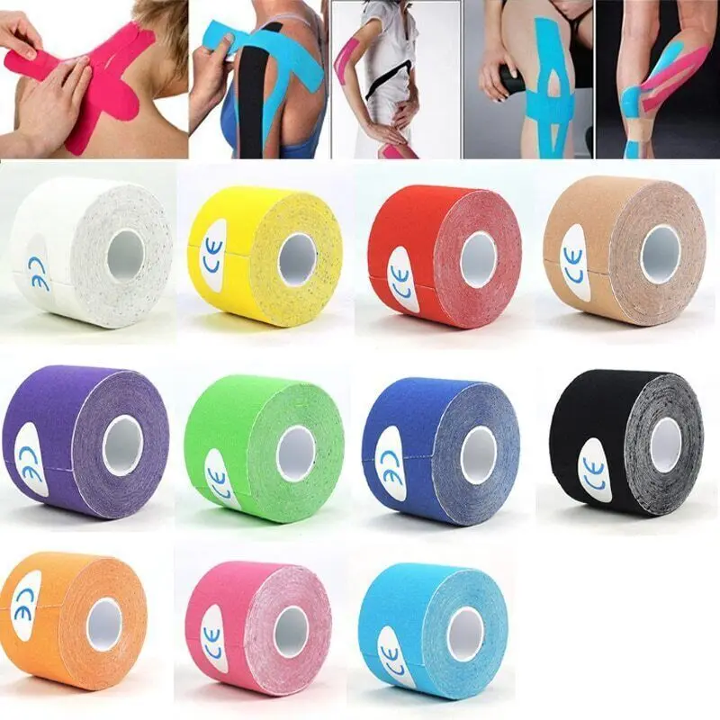 Kinesiology Tape Athletic Tape Sport Recovery Tape Strapping Gym Fitness Tennis Running Knee Muscle Protector Relief Bandage
Kinesiology Tape Athletic Tape Sport Recovery Tape Strapping Gym Fitness Tennis Running Knee Muscle Protector Relief Bandage