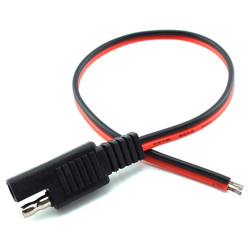 6 Pcs 18AWG SAE Extension Cable 2-Pin SAE Quick Connector Disconnect Plug 10A Solar Battery Panel SAE Plug Wire 1Ft/30Cm
6 Pcs 18AWG SAE Extension Cable 2-Pin SAE Quick Connector Disconnect Plug 10A Solar Battery Panel SAE Plug Wire 1Ft/30Cm
