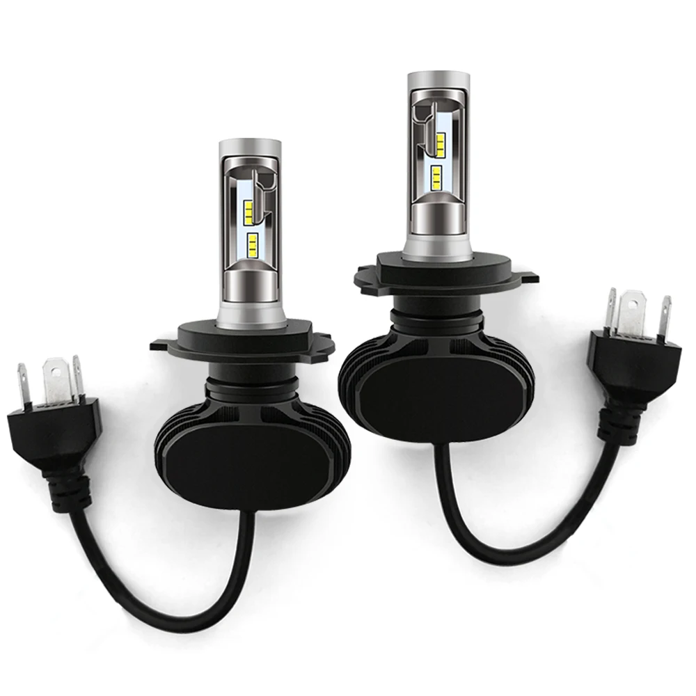 1 Pair S1 Car LED Headlight Modification Super Bright H4 White Light 6000K 8000LM Headlamp Spotlight Aluminum 60W
1 Pair S1 Car LED Headlight Modification Super Bright H4 White Light 6000K 8000LM Headlamp Spotlight Aluminum 60W