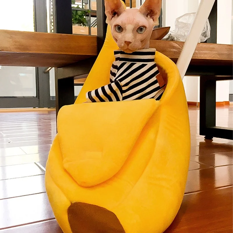 Banana Dog Cat Bed House Cute Cat Pad Bed Warm Portable Pet Semi-enclosed Style Puppy Litter Pet Dog Accessories Cat Supplies
Banana Dog Cat Bed House Cute Cat Pad Bed Warm Portable Pet Semi-enclosed Style Puppy Litter Pet Dog Accessories Cat Supplies