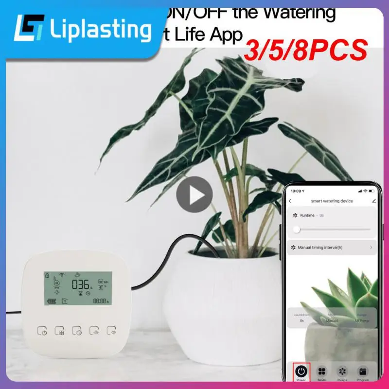 3/5/8PCS Dual Pump System Micro-drip Irrigation Syste Diy Wifi Automatic Watering Device Tuya Smart Watering Machine
3/5/8PCS Dual Pump System Micro-drip Irrigation Syste Diy Wifi Automatic Watering Device Tuya Smart Watering Machine
