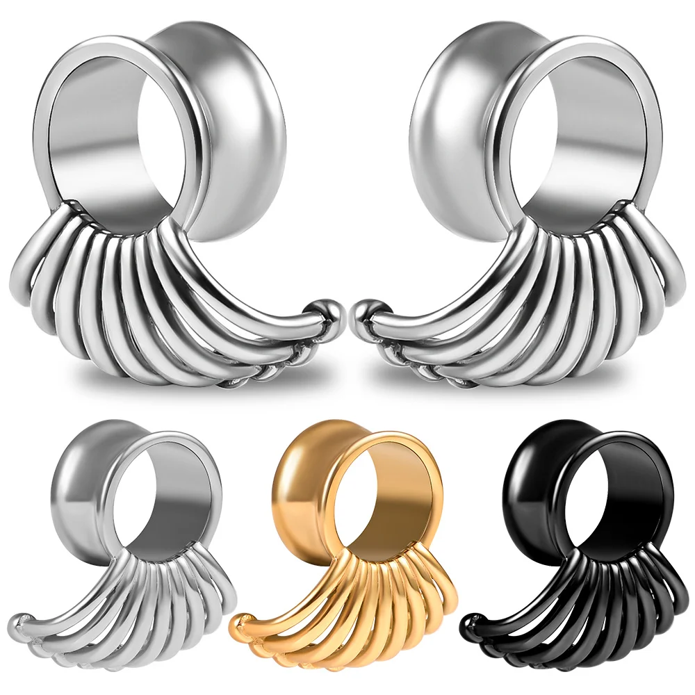 Vanku 2PCS 316 Stainless Steel Line Round Punk Cool Ear Gauges Plugs Ear Tunnels Body Piercing Jewelry For Unisex Gift
Vanku 2PCS 316 Stainless Steel Line Round Punk Cool Ear Gauges Plugs Ear Tunnels Body Piercing Jewelry For Unisex Gift