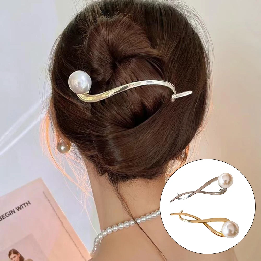 Trendy Pearl Hair Clips Women Elegant Geometric Metal Hairpin ashion Sweet Ponytail Clip Hair Styling Tools Hair Accessories
Trendy Pearl Hair Clips Women Elegant Geometric Metal Hairpin ashion Sweet Ponytail Clip Hair Styling Tools Hair Accessories