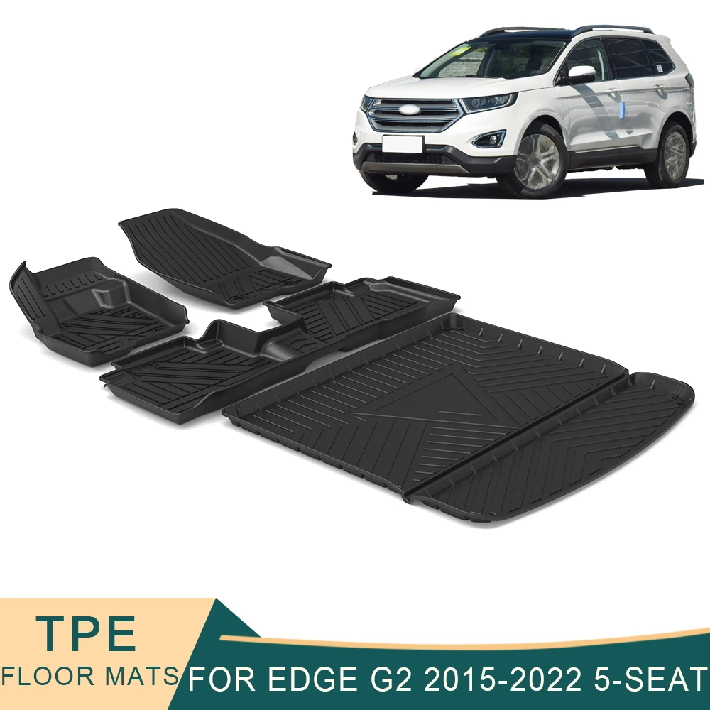 Автомобильные коврики для Ford Edge G2 2015-2022, 5 сидений, коврики для автомобиля, подкладка для груза, всесезонные коврики для ног из ТПЭ, коврик для...
Автомобильные коврики для Ford Edge G2 2015-2022, 5 сидений, коврики для автомобиля, подкладка для груза, всесезонные коврики для ног из ТПЭ, коврик для...