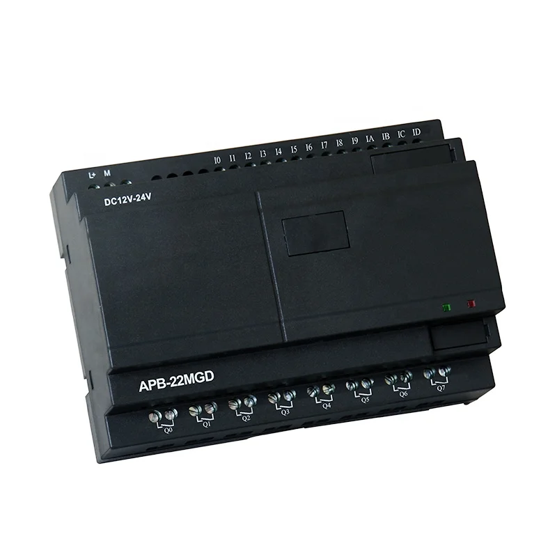 PLC APB series APB-22MGD PLC high-speed output ports 14 points digital input and 8 points PNP transistor output
PLC APB series APB-22MGD PLC high-speed output ports 14 points digital input and 8 points PNP transistor output
