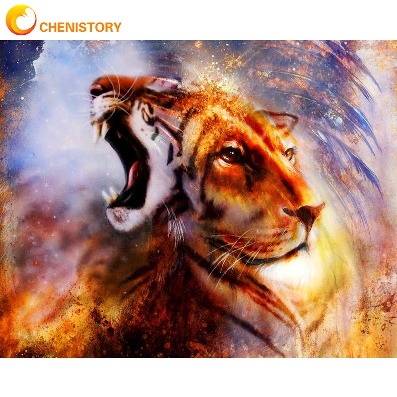 CHENISTORY Paints By Numbers Animals Pictures Oil Painting By Numbers Tiger Set Gift Coloring By Numbers Canvas Painting Wall
CHENISTORY Paints By Numbers Animals Pictures Oil Painting By Numbers Tiger Set Gift Coloring By Numbers Canvas Painting Wall