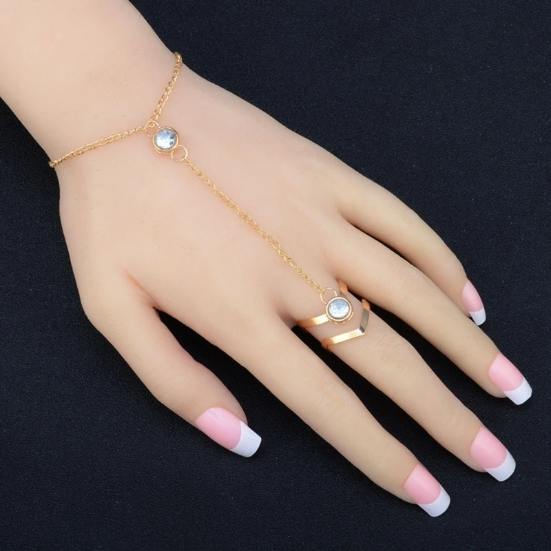 Vintage Rhinestone-Bracelet Ring Wrist Chain Jewelry Fashion Hollow Hand Back Bangle Female Women Arrow-Bracelet Jewelry
Vintage Rhinestone-Bracelet Ring Wrist Chain Jewelry Fashion Hollow Hand Back Bangle Female Women Arrow-Bracelet Jewelry