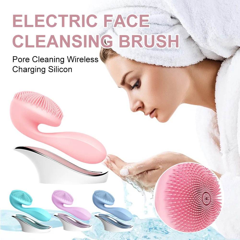 Ultrasonic Face Cleansing Brush Silicone Facial Brush Electric Wash Face Machine Deep Cleaning Pore Skin Care Face Massage Brush
Ultrasonic Face Cleansing Brush Silicone Facial Brush Electric Wash Face Machine Deep Cleaning Pore Skin Care Face Massage Brush