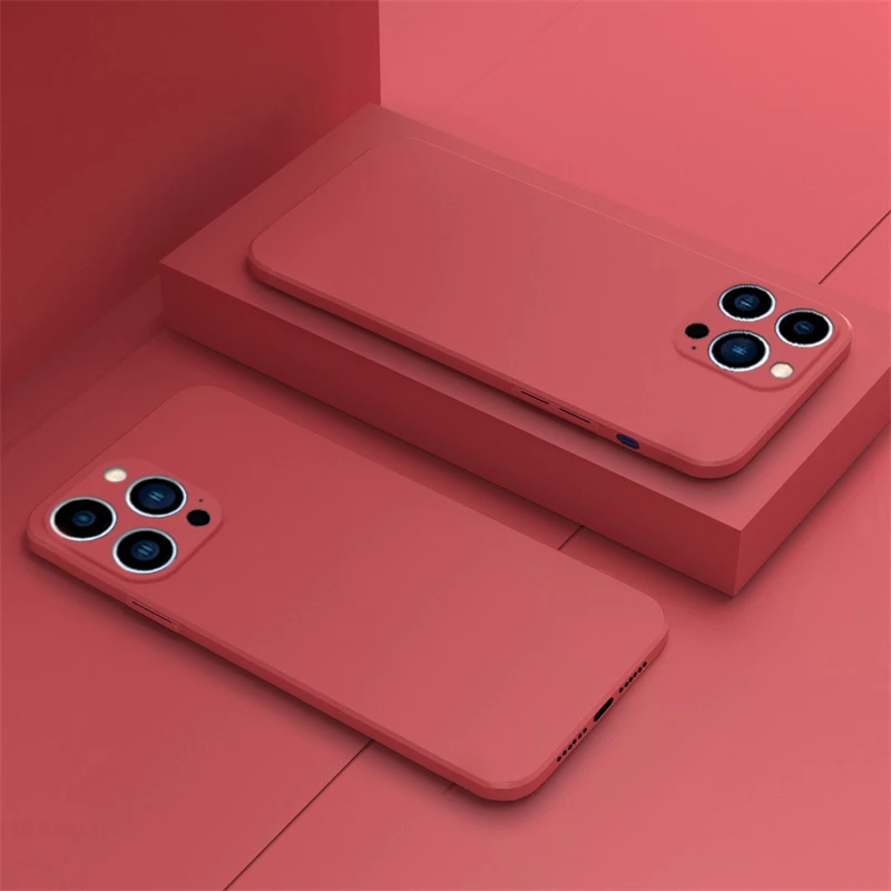 Original Square Liquid Silicone Phone Case For iPhone 13 12 11 Pro Max XS XR X 12 Mini 7 8 Plus 6S 6 Shockproof funda Soft Cover
Original Square Liquid Silicone Phone Case For iPhone 13 12 11 Pro Max XS XR X 12 Mini 7 8 Plus 6S 6 Shockproof funda Soft Cover