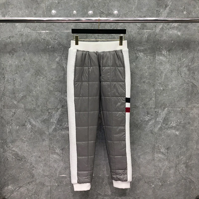 THOM Men's Winter Fashion Brand Trousers Side Edge RWB Stripe Cotton-Padded Pants Casual Thick Gray TB pants
THOM Men's Winter Fashion Brand Trousers Side Edge RWB Stripe Cotton-Padded Pants Casual Thick Gray TB pants