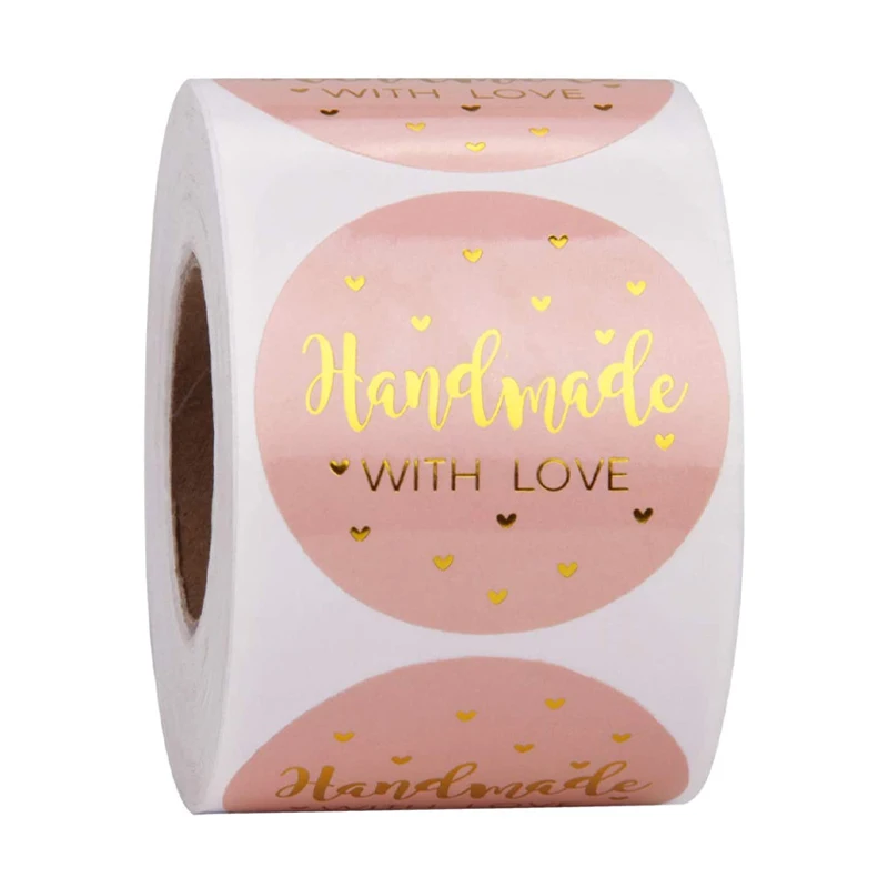 100-500 pcs Pink Handmade Sticker Heart 1 Inch Wedding Sticker For Party Favors Decoration Envelope Seals Stationery Sticker
100-500 pcs Pink Handmade Sticker Heart 1 Inch Wedding Sticker For Party Favors Decoration Envelope Seals Stationery Sticker