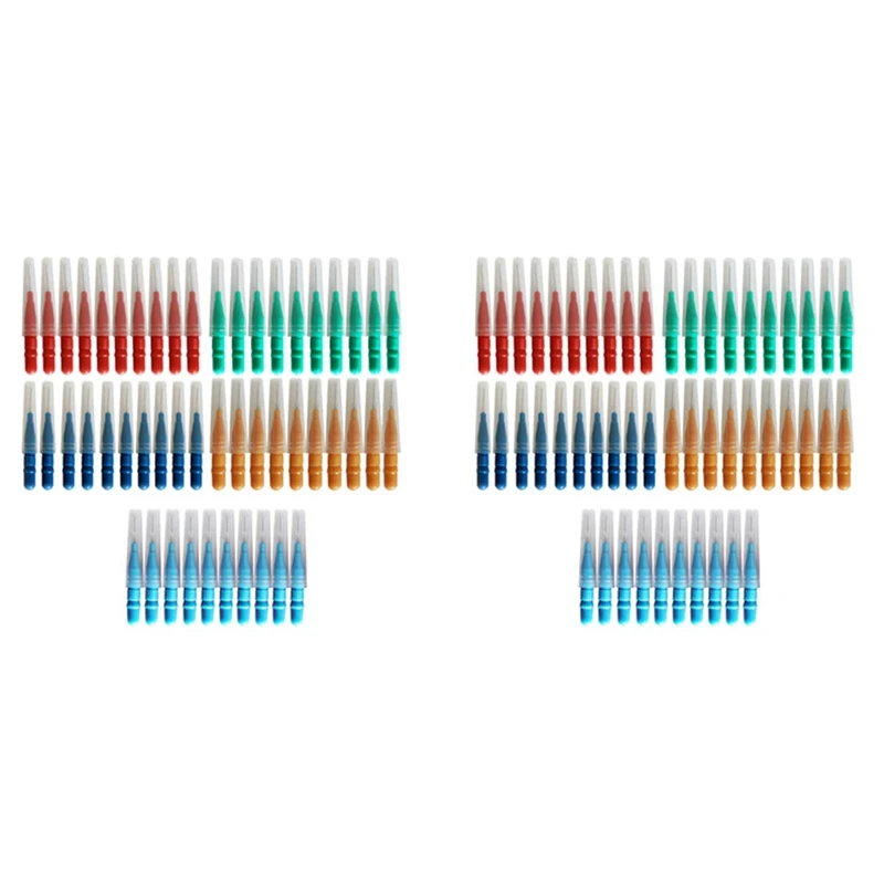 100 шт. межзубная щетка, зубная нить, головка, устройство для чистки зубов, инструмент для чистки зубов 
100 шт. межзубная щетка, зубная нить, головка, устройство для чистки зубов, инструмент для чистки зубов