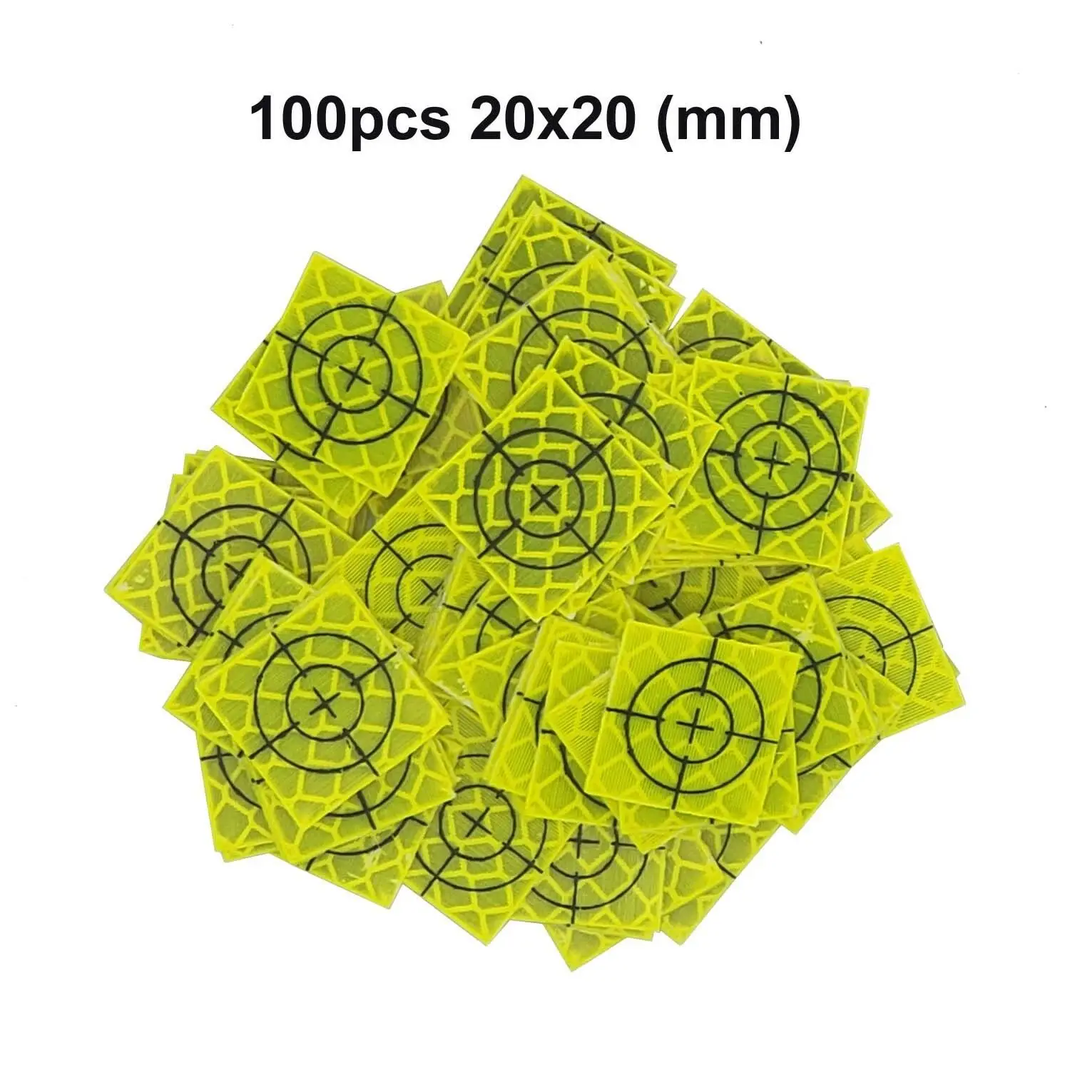 100pcs 20/30/40/50/60mm Total Station Reflector Yellow Reflector Target Geography Fluorescent Quick Positioning
100pcs 20/30/40/50/60mm Total Station Reflector Yellow Reflector Target Geography Fluorescent Quick Positioning