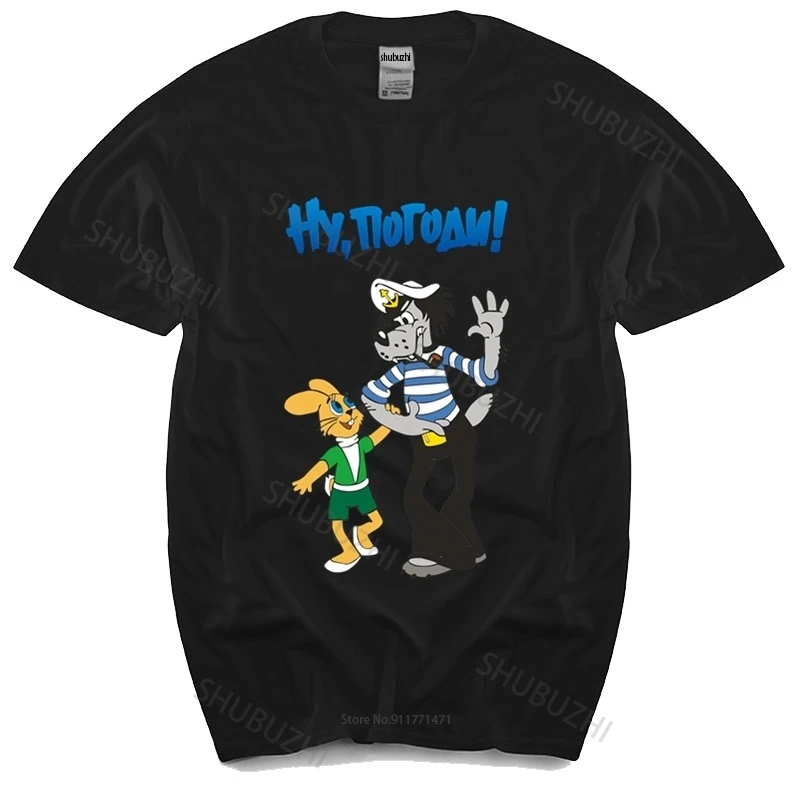 Cotton Tshirt mens summer Tops Cartoon Well Just You Wait V1 Nu Pogodi Tv Series 1986 Tshirt Man Brand T-shirt Bigger size
Cotton Tshirt mens summer Tops Cartoon Well Just You Wait V1 Nu Pogodi Tv Series 1986 Tshirt Man Brand T-shirt Bigger size