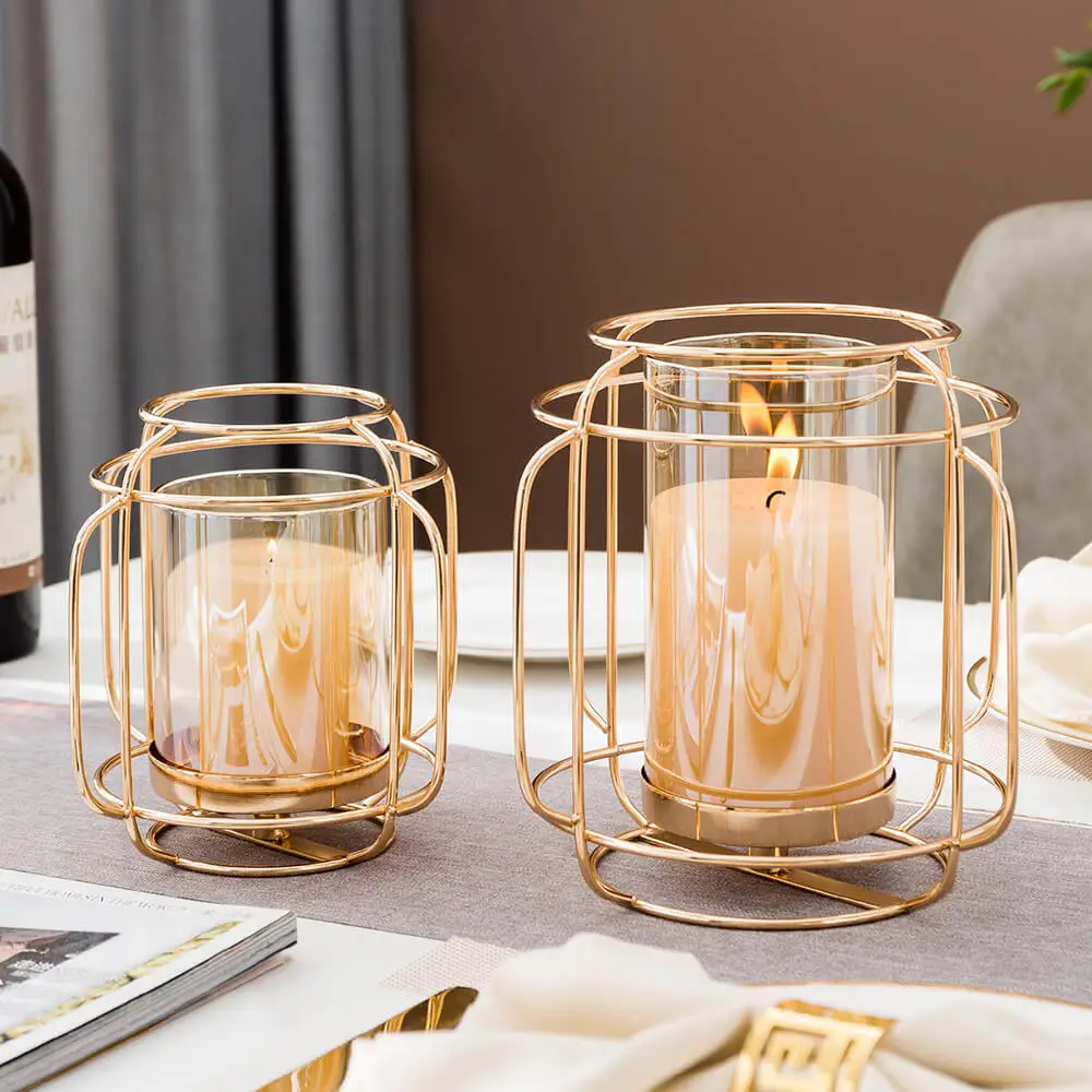 Nordic Metal Candle Holder Glass Golden Candlestick Wedding Modern Candelabra Home Decor Center Table Living Room Decoration
Nordic Metal Candle Holder Glass Golden Candlestick Wedding Modern Candelabra Home Decor Center Table Living Room Decoration