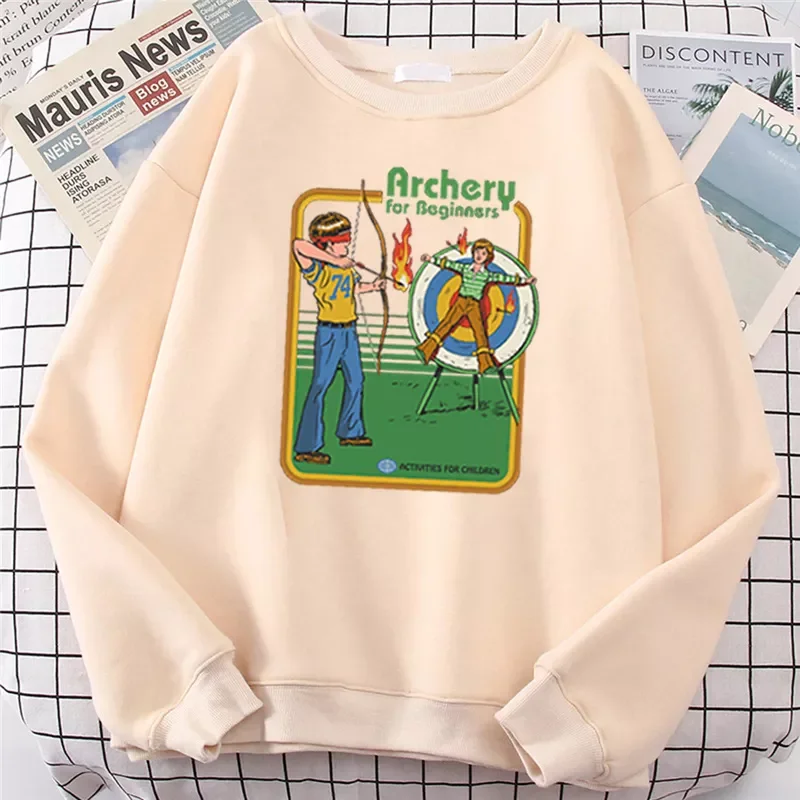 Funny Archery for Beginners Graphic Tops Scary Cartoon Satan Demon Grim Reaper Pullovers Horror Psychedelic Women Sweatshirt
Funny Archery for Beginners Graphic Tops Scary Cartoon Satan Demon Grim Reaper Pullovers Horror Psychedelic Women Sweatshirt