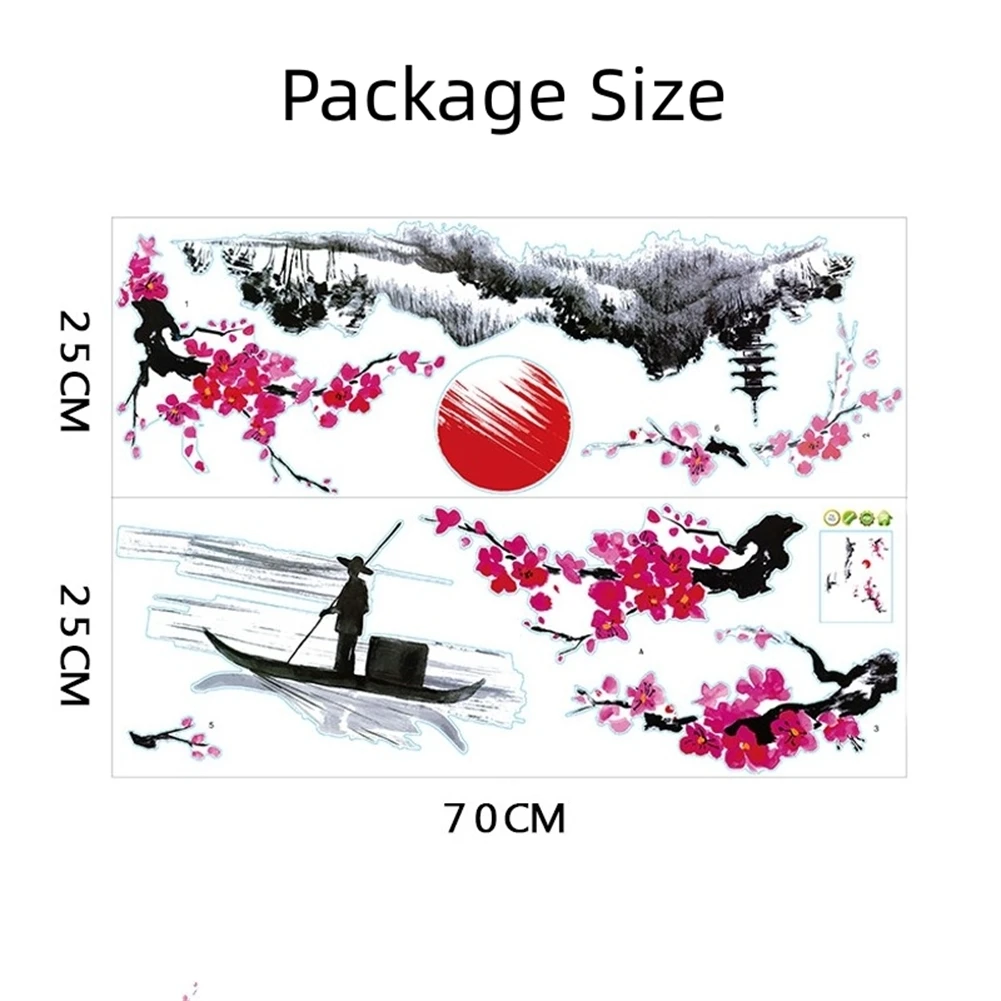 Art Decals Home Wall Stickers Smooth Wedding Decor Chinese Style PVC Plum Flower Removable Romantic Self-adhesive
Art Decals Home Wall Stickers Smooth Wedding Decor Chinese Style PVC Plum Flower Removable Romantic Self-adhesive