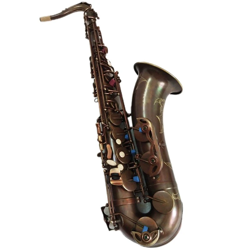 

Antique copper 95% copy Mark v1 structure model Bb professional Tenor saxophone professional-grade tone SAX jazz instrument