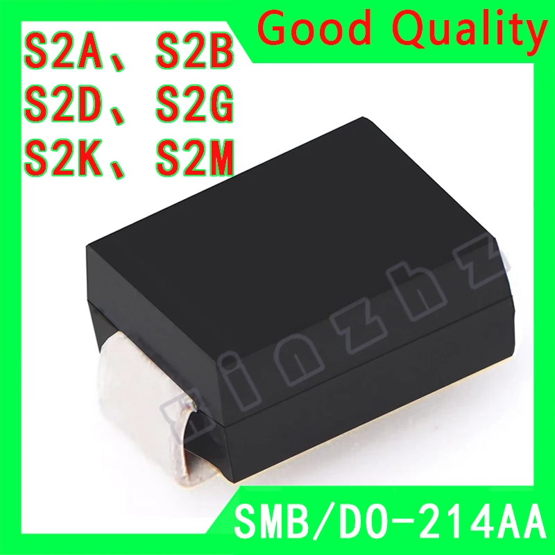 50PCS S2M、S2K、S2G、S2D、S2B、S2A SMD Diode Rectifier SMB/DO-214AA 100% Brand New Original High Quality
50PCS S2M、S2K、S2G、S2D、S2B、S2A SMD Diode Rectifier SMB/DO-214AA 100% Brand New Original High Quality