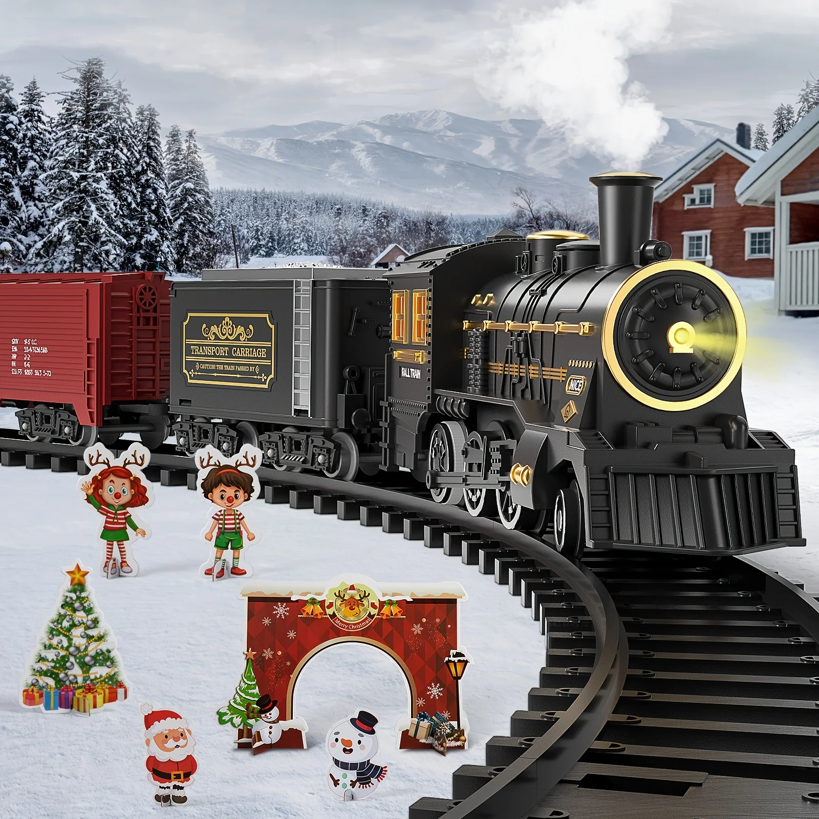 Diecast Electric Christmas Train Set: Fun & Educational Model Railway Toy for Kids!
Diecast Electric Christmas Train Set: Fun & Educational Model Railway Toy for Kids!