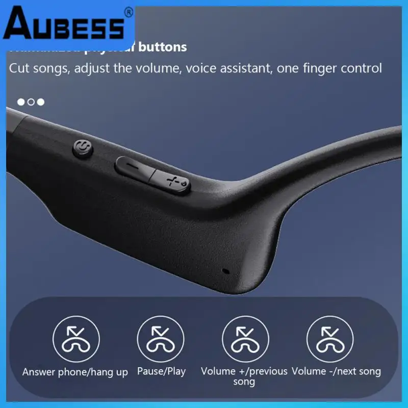 Bone Conduction Earphones With Mic Ear-hanging Wireless Headset Waterproof Earbud Outdoor Sports Stereo Wireless Sports Headset
Bone Conduction Earphones With Mic Ear-hanging Wireless Headset Waterproof Earbud Outdoor Sports Stereo Wireless Sports Headset