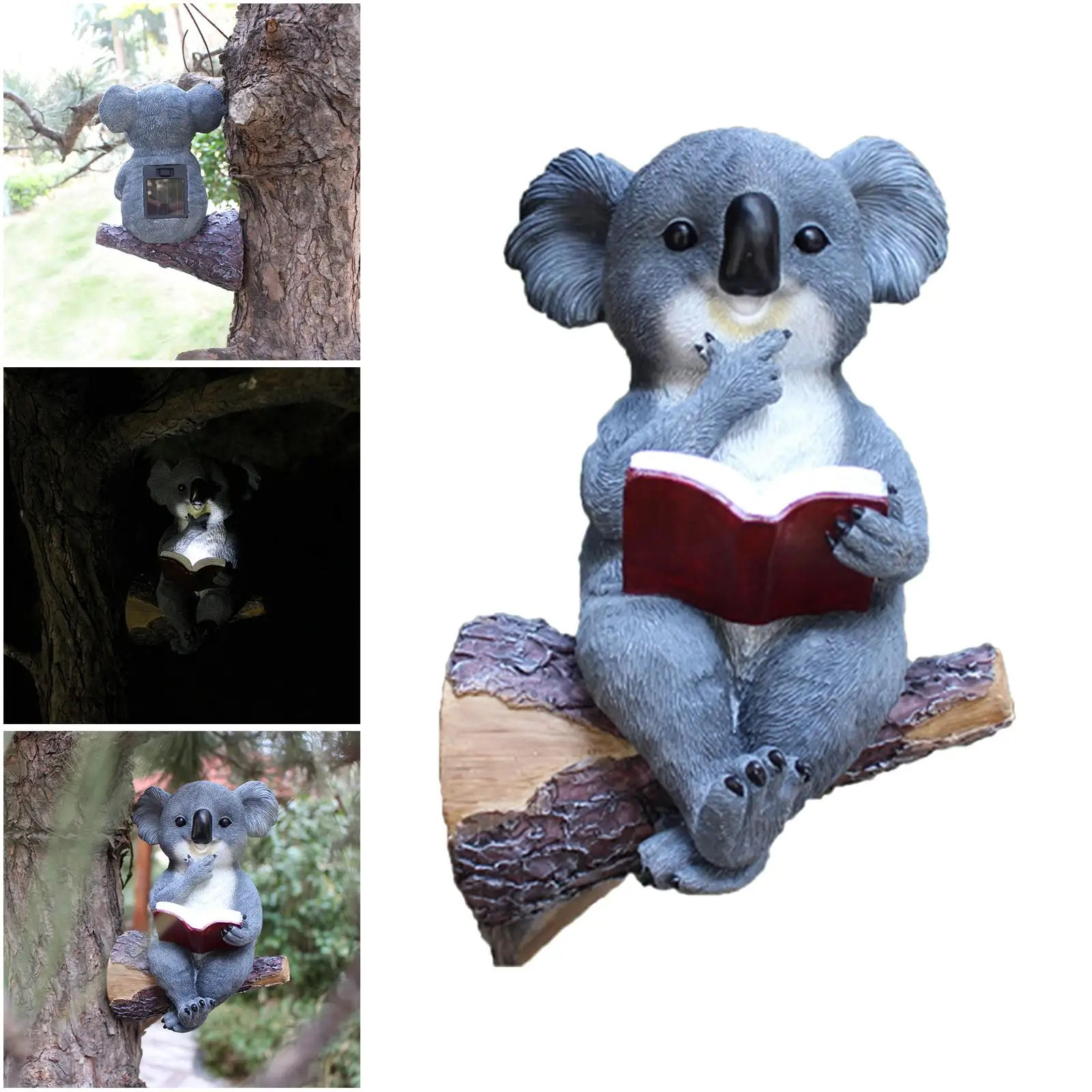 Солнечная садовая статуя света Koala фигурка медведя, водонепроницаемый декоративный подарок для лужайки, крыльца
Солнечная садовая статуя света Koala фигурка медведя, водонепроницаемый декоративный подарок для лужайки, крыльца