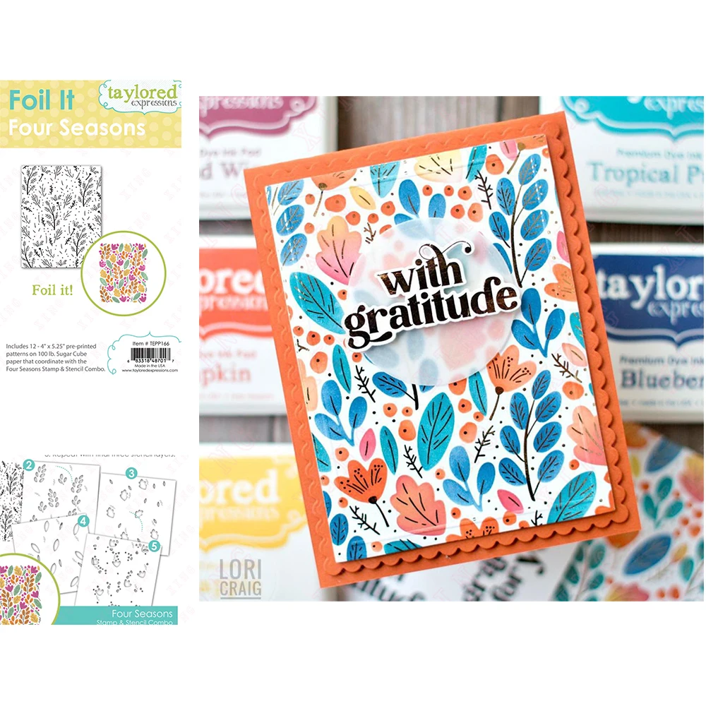 2022 New Painting Scrapbook Decor Layering Stencils Four Seasons Clear Stamp Combo Coloring Embossing Album Decorative Template
2022 New Painting Scrapbook Decor Layering Stencils Four Seasons Clear Stamp Combo Coloring Embossing Album Decorative Template