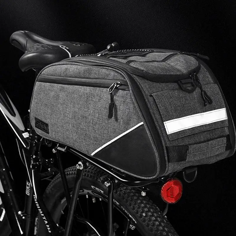 Bicycle Bag 0f Nylon Waterproof Large Capacity With Reflective Strip Bike Seat Cargo Carrier Pouch For Safe Night Cycling Bag
Bicycle Bag 0f Nylon Waterproof Large Capacity With Reflective Strip Bike Seat Cargo Carrier Pouch For Safe Night Cycling Bag
