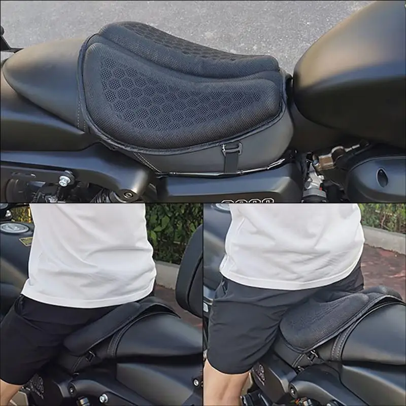Motorcycle Seat Cushion Anti Slip Cycle Inflatable 3D Blow Air Squab Pressure Relief Ride Places Pad Motorbike Accessories
Motorcycle Seat Cushion Anti Slip Cycle Inflatable 3D Blow Air Squab Pressure Relief Ride Places Pad Motorbike Accessories