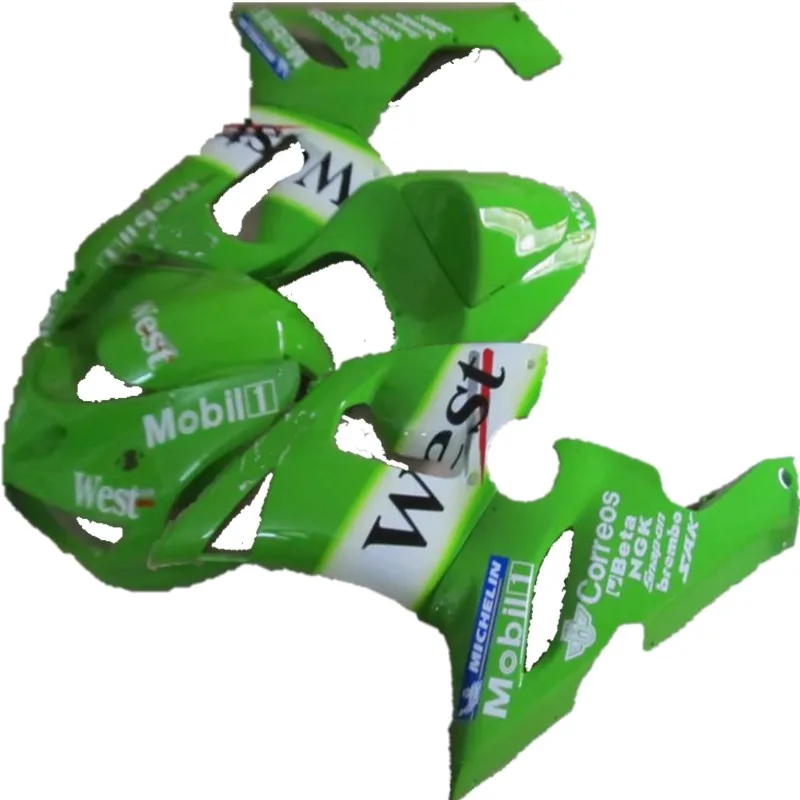 green white WEST plastic bodywork parts ZX-6R 05 06 For Ninja High quality fairings for ZX6R fairing kits 2005 2006
green white WEST plastic bodywork parts ZX-6R 05 06 For Ninja High quality fairings for ZX6R fairing kits 2005 2006