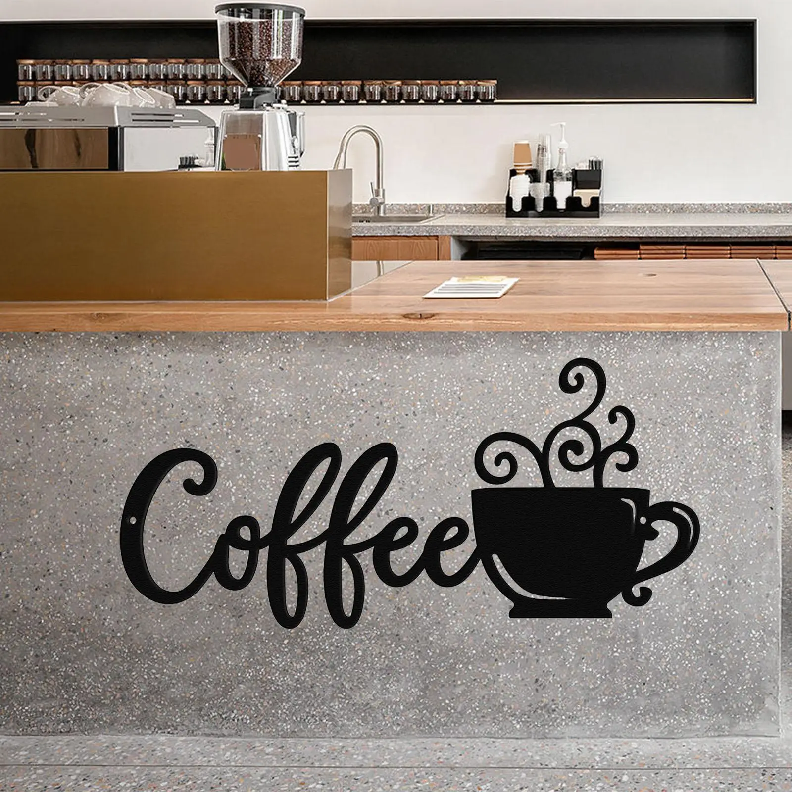 Hanging Wall Sign Silhouette Decorative Coffee Sign for Farmhouse Restaurants Home Cafe
Hanging Wall Sign Silhouette Decorative Coffee Sign for Farmhouse Restaurants Home Cafe