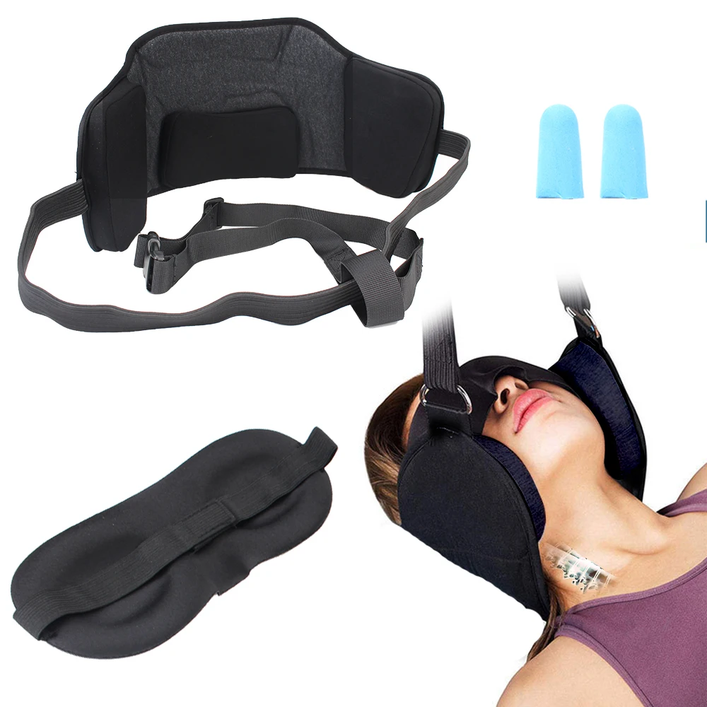 With Eye Mask Earplugs Head Massager Elastic Safety For Cervical Back Pain Relief Cervical Back Tools Neck Head Hammock 
With Eye Mask Earplugs Head Massager Elastic Safety For Cervical Back Pain Relief Cervical Back Tools Neck Head Hammock