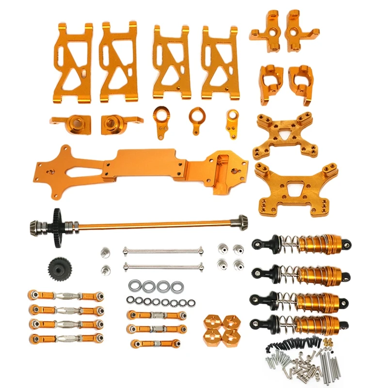 For RC Weili 1:14 Remote Control Car 144001 Accessories Front and Rear Swing Arm Steering Cup Gear Upgrade Metal Kit
For RC Weili 1:14 Remote Control Car 144001 Accessories Front and Rear Swing Arm Steering Cup Gear Upgrade Metal Kit