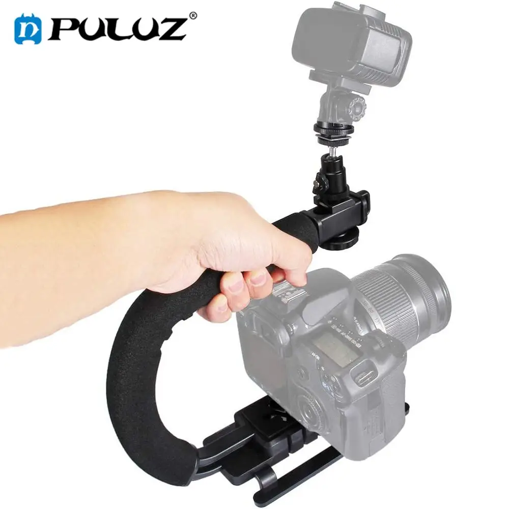 Handheld Shooting Cold Shoe Camera Stabilizer Kit Video Action Rig Tripod Head DV Bracket
Handheld Shooting Cold Shoe Camera Stabilizer Kit Video Action Rig Tripod Head DV Bracket