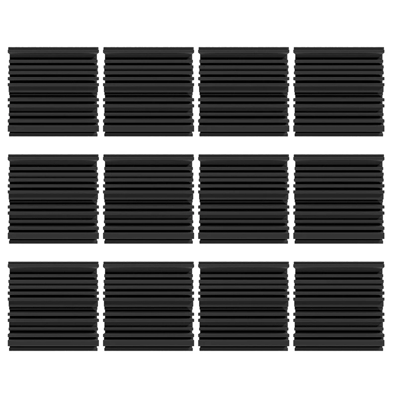 12Pcs Self-Adhesive Sound Proof Foam Panels Black Acoustic Foam For Wall,Home,Studio
12Pcs Self-Adhesive Sound Proof Foam Panels Black Acoustic Foam For Wall,Home,Studio