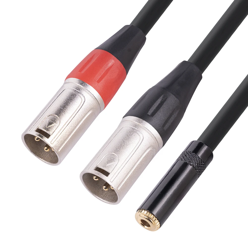 3,5 мм стерео гнездовой разъем к двойному 3-контактному XLR штекеру Y-разветвитель аудио-кабель адаптер длиной 30 см для музыкальных инструменто...
3,5 мм стерео гнездовой разъем к двойному 3-контактному XLR штекеру Y-разветвитель аудио-кабель адаптер длиной 30 см для музыкальных инструменто...