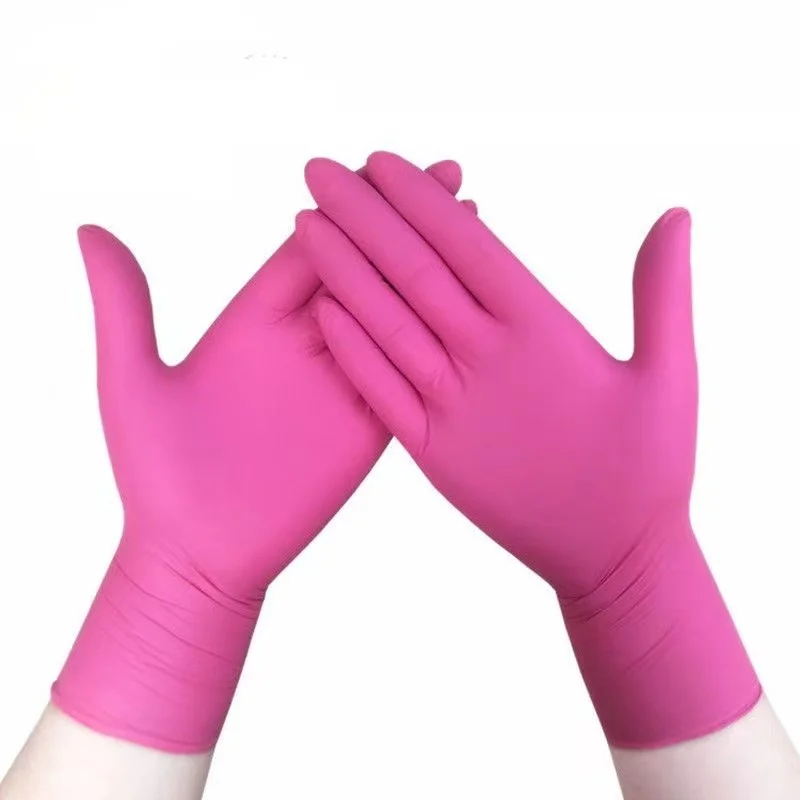 Nitrile Disposable Gloves Pink Vinyl Powder Latex Free Gloves For Home Food Cleaning SPA Hair Dye Beauty Tatoo Use XS-L 100 Pack
Nitrile Disposable Gloves Pink Vinyl Powder Latex Free Gloves For Home Food Cleaning SPA Hair Dye Beauty Tatoo Use XS-L 100 Pack