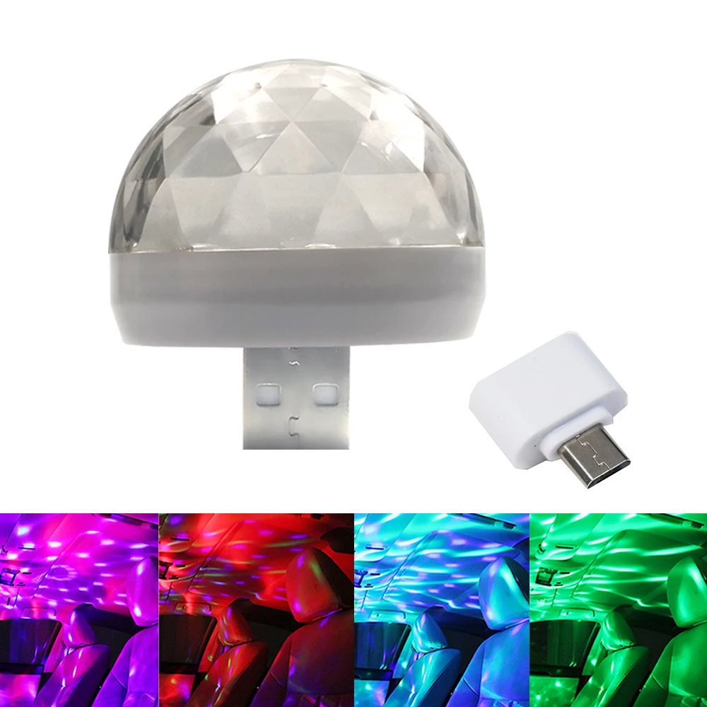 Car Led Auto Lamp USB Ambient Light DJ RGB Mini Colorful Music Sound Light USB-C Interface Apple Interface Holiday Party Karaoke
Car Led Auto Lamp USB Ambient Light DJ RGB Mini Colorful Music Sound Light USB-C Interface Apple Interface Holiday Party Karaoke