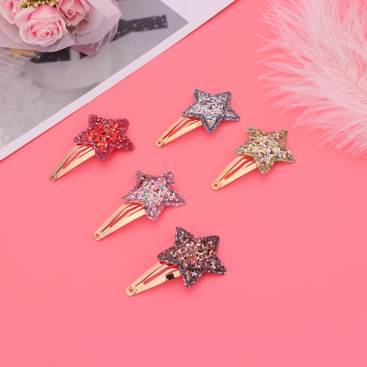 Hair Accessories Kids Hair Accessories Alligator Hair Clips Bows Heart-shaped Star Hair Accessories Little Girl Hair Clips
Hair Accessories Kids Hair Accessories Alligator Hair Clips Bows Heart-shaped Star Hair Accessories Little Girl Hair Clips